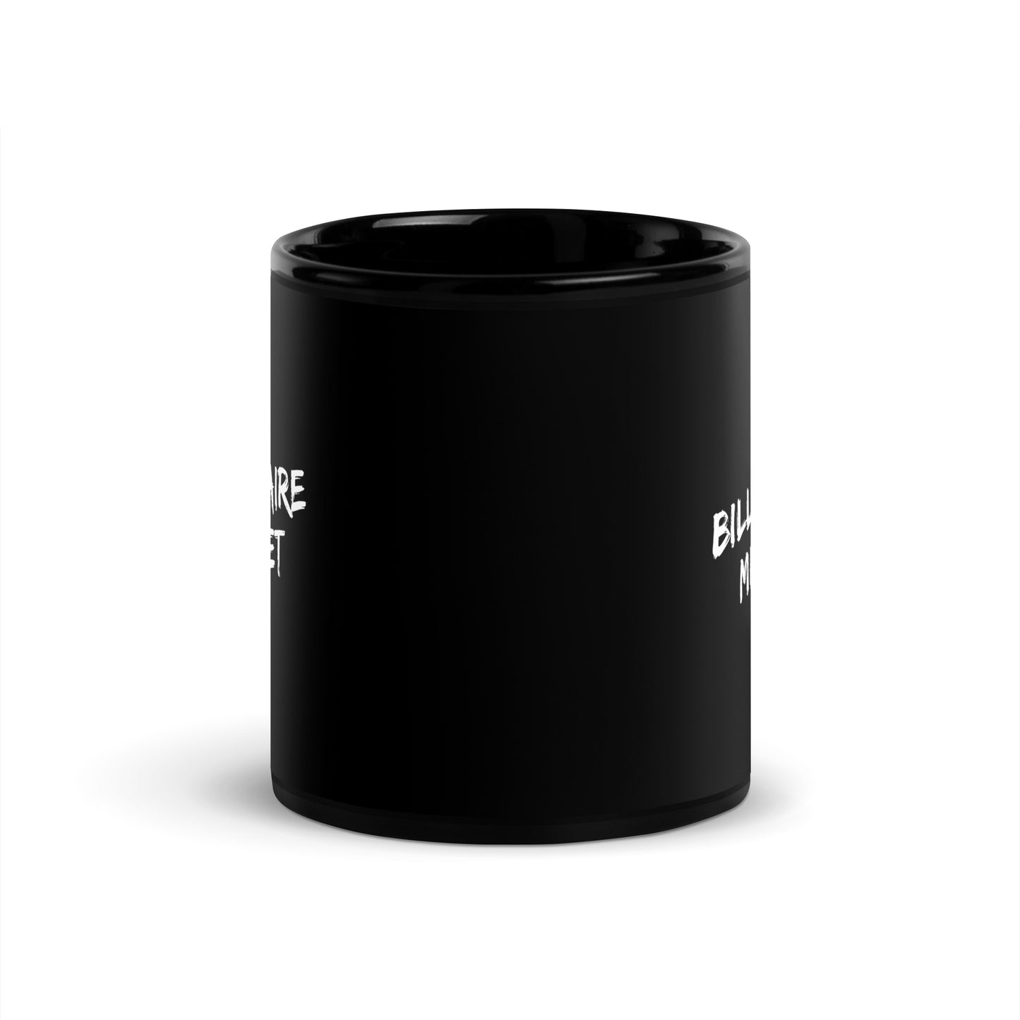 Billionaire Mindset Black Glossy Mug