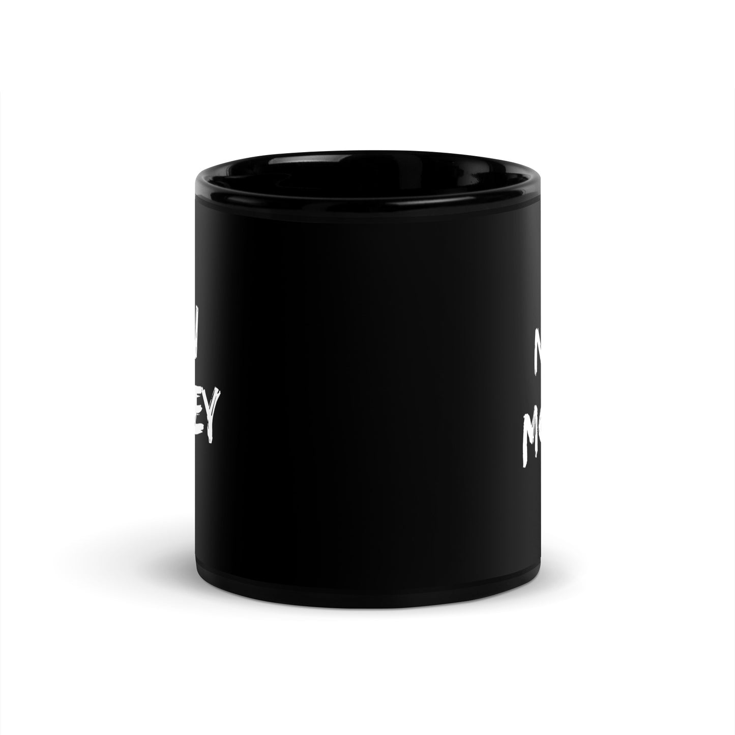 New Money Black Glossy Mug