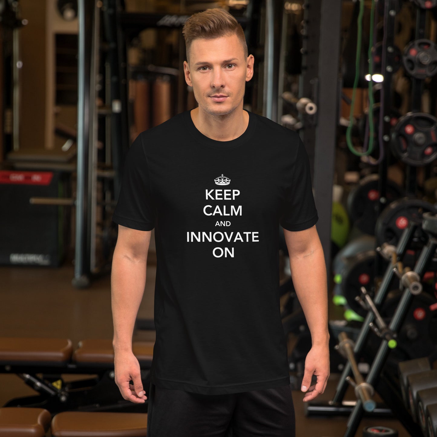 Keep Calm & Innovate On Unisex T-Shirt