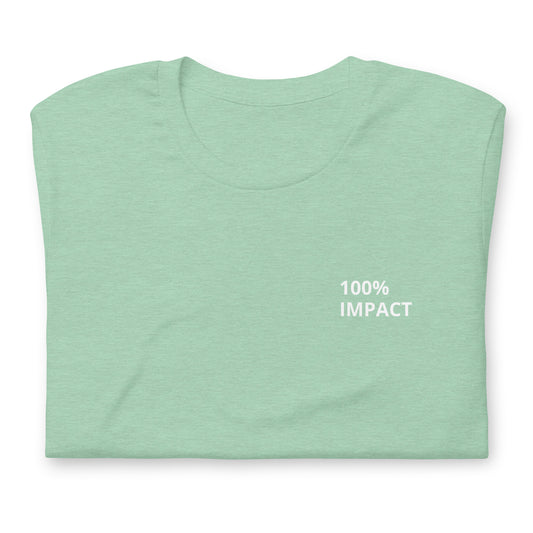 100% IMPACT Unisex T-Shirt Green