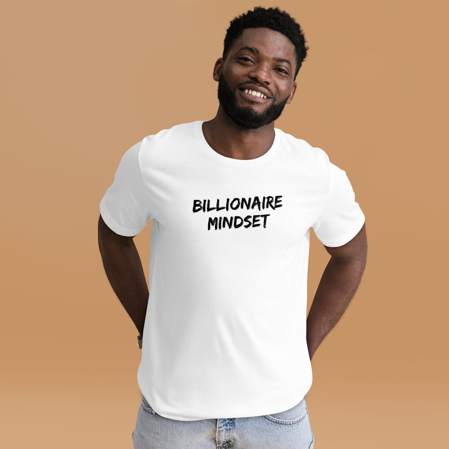 Billionaire Minset - Black Text - Unisex T-Shirt
