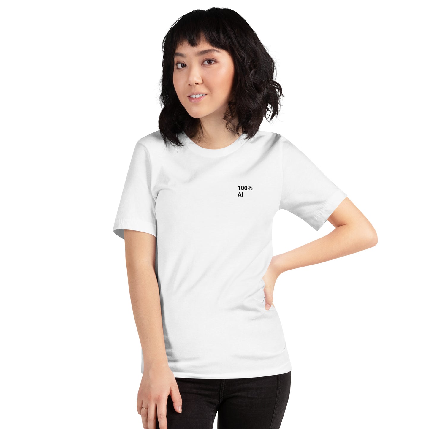 100% AI Unisex T-Shirt