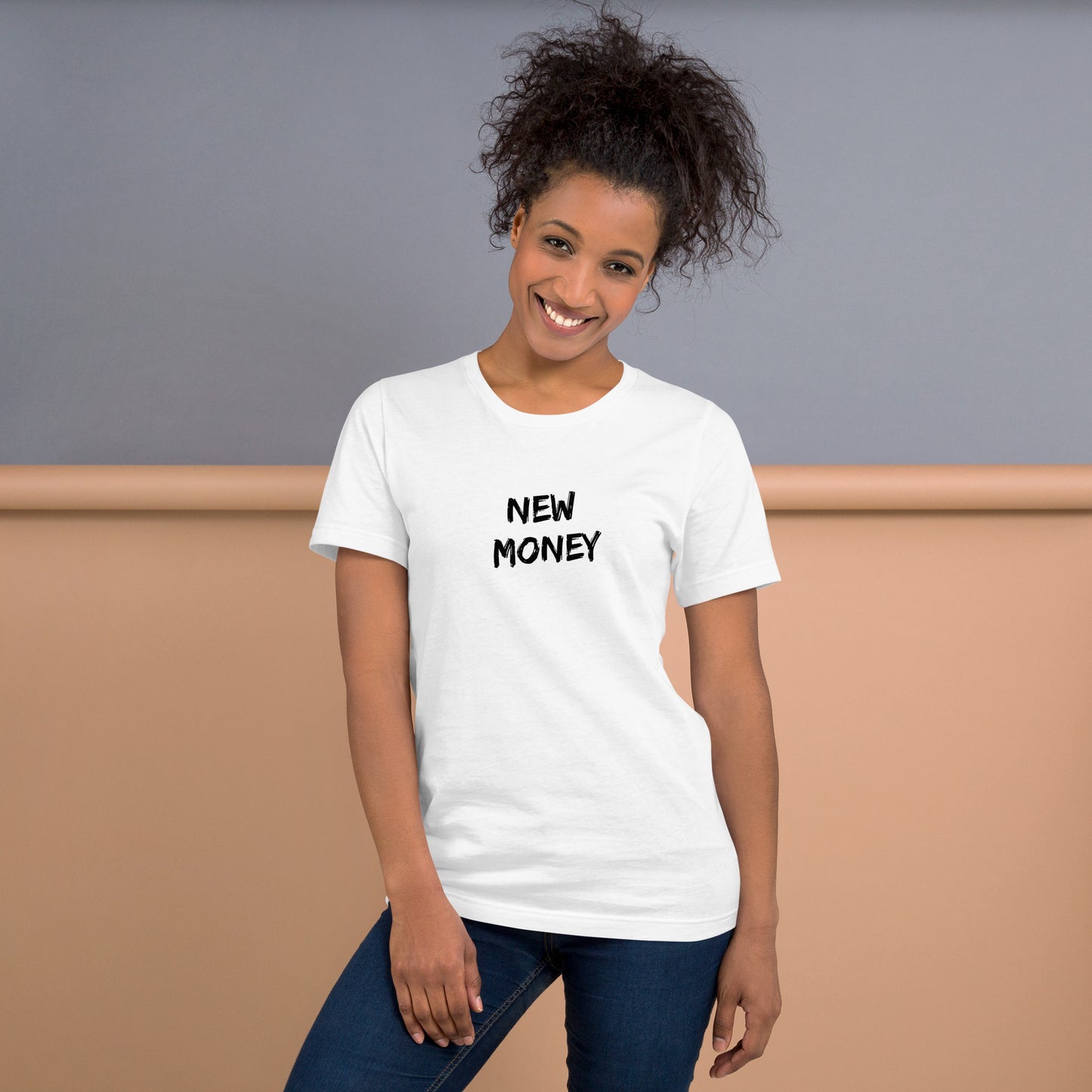 New Money - T-Shirt - Black Text