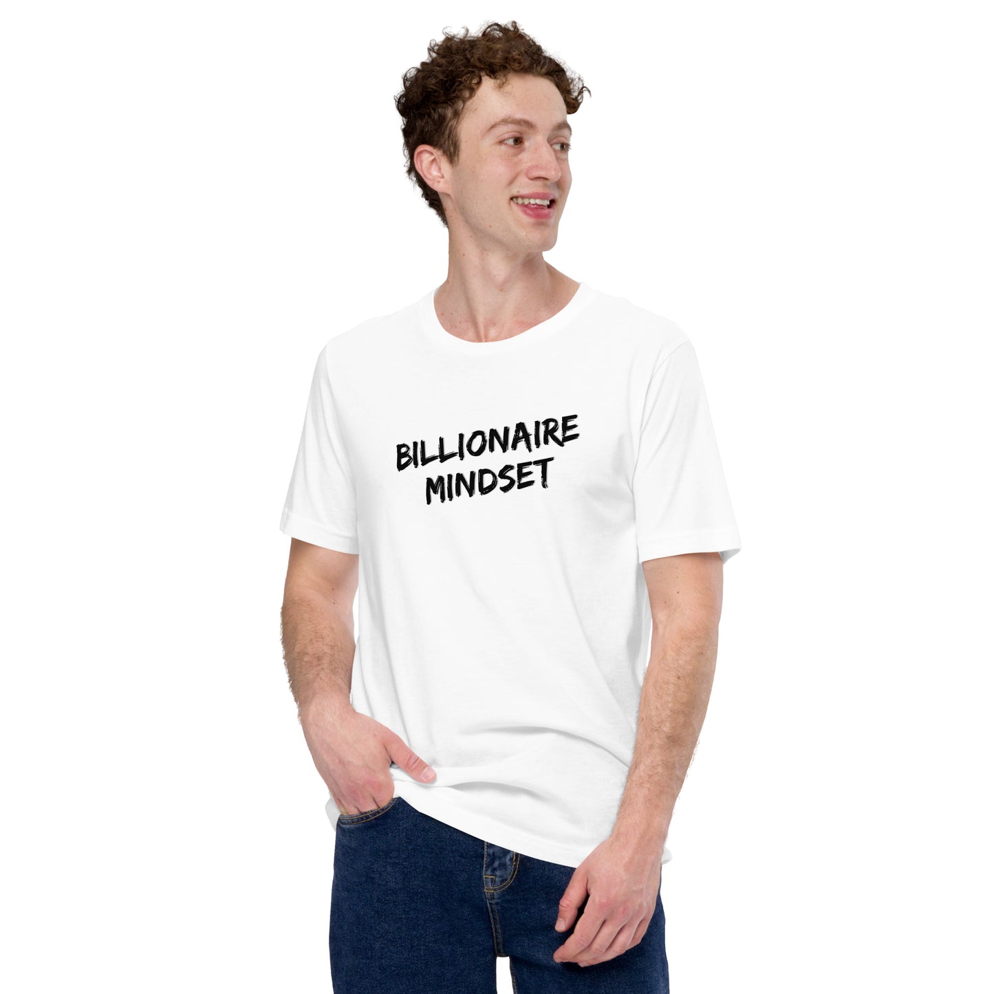 Billionaire Minset - Black Text - Unisex T-Shirt