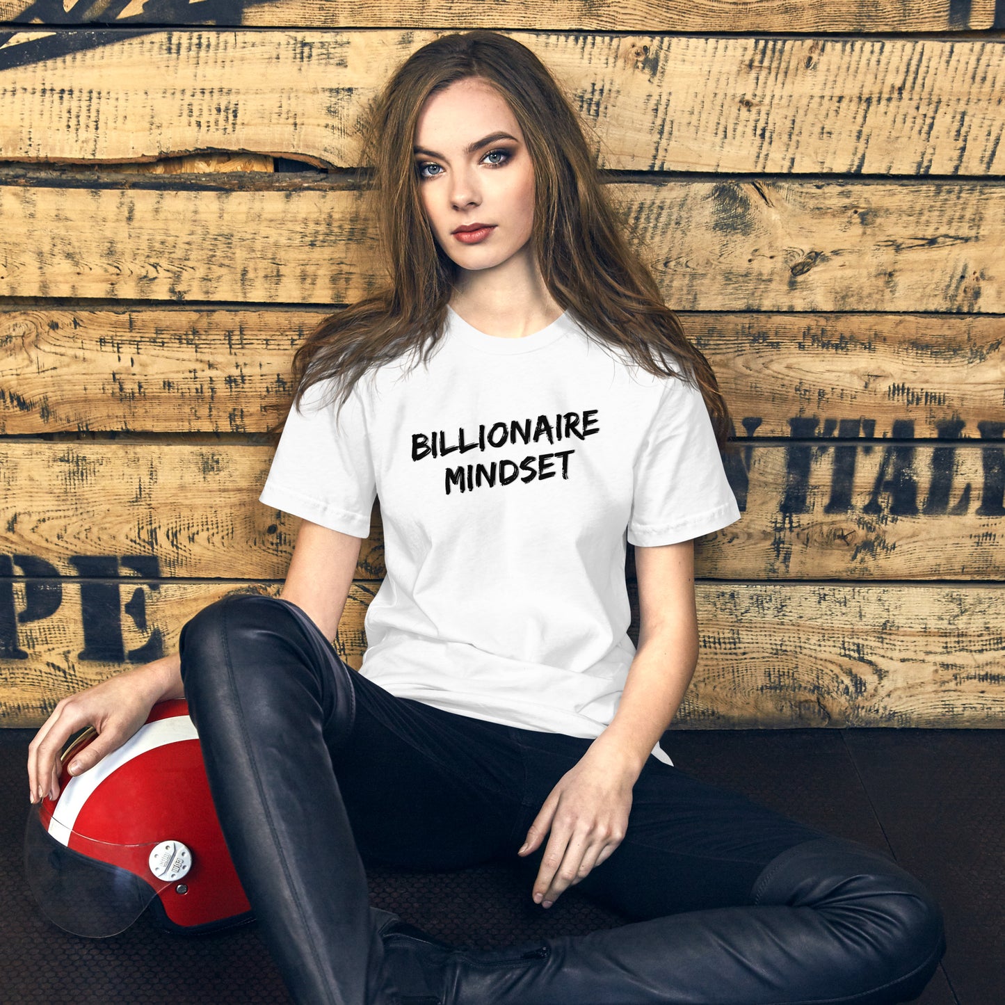 Billionaire Minset - Black Text - Unisex T-Shirt