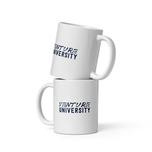 Venture University White Glossy Mug