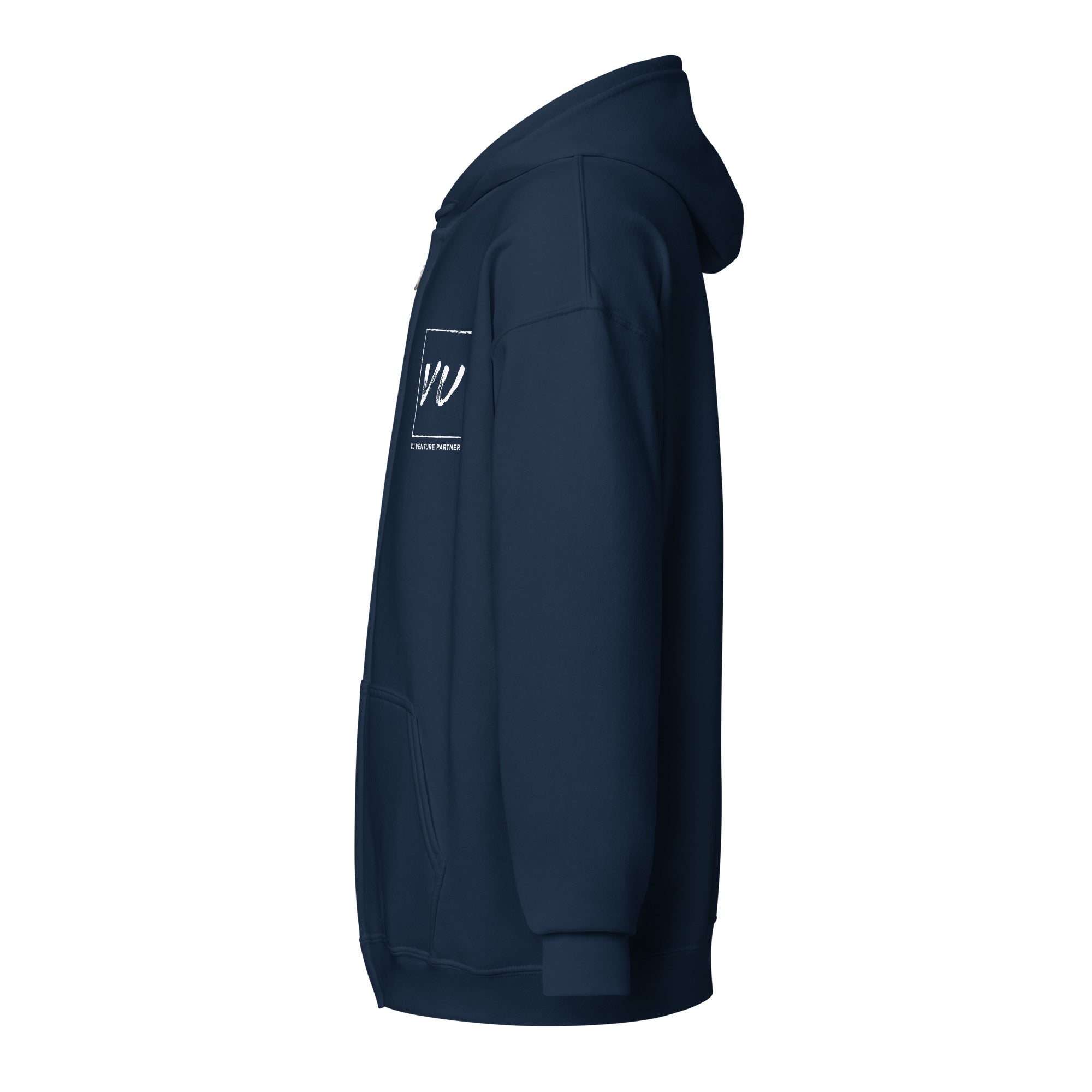 VU Venture Partners + VU Logo + Box Unisex Heavy Blend Zip Hoodie