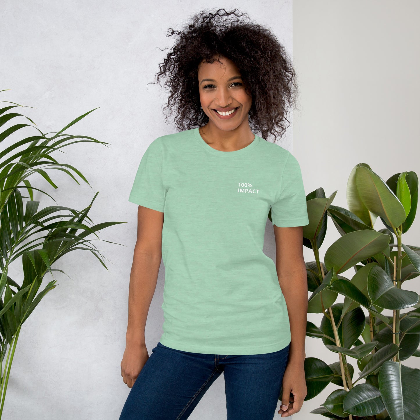 100% IMPACT Unisex T-Shirt Green