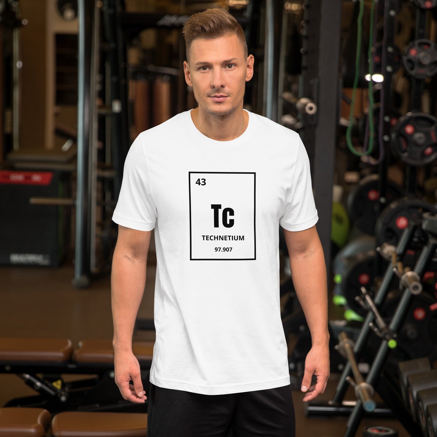 Technetium Element Unisex T-Shirt (First Element Humans Produced)