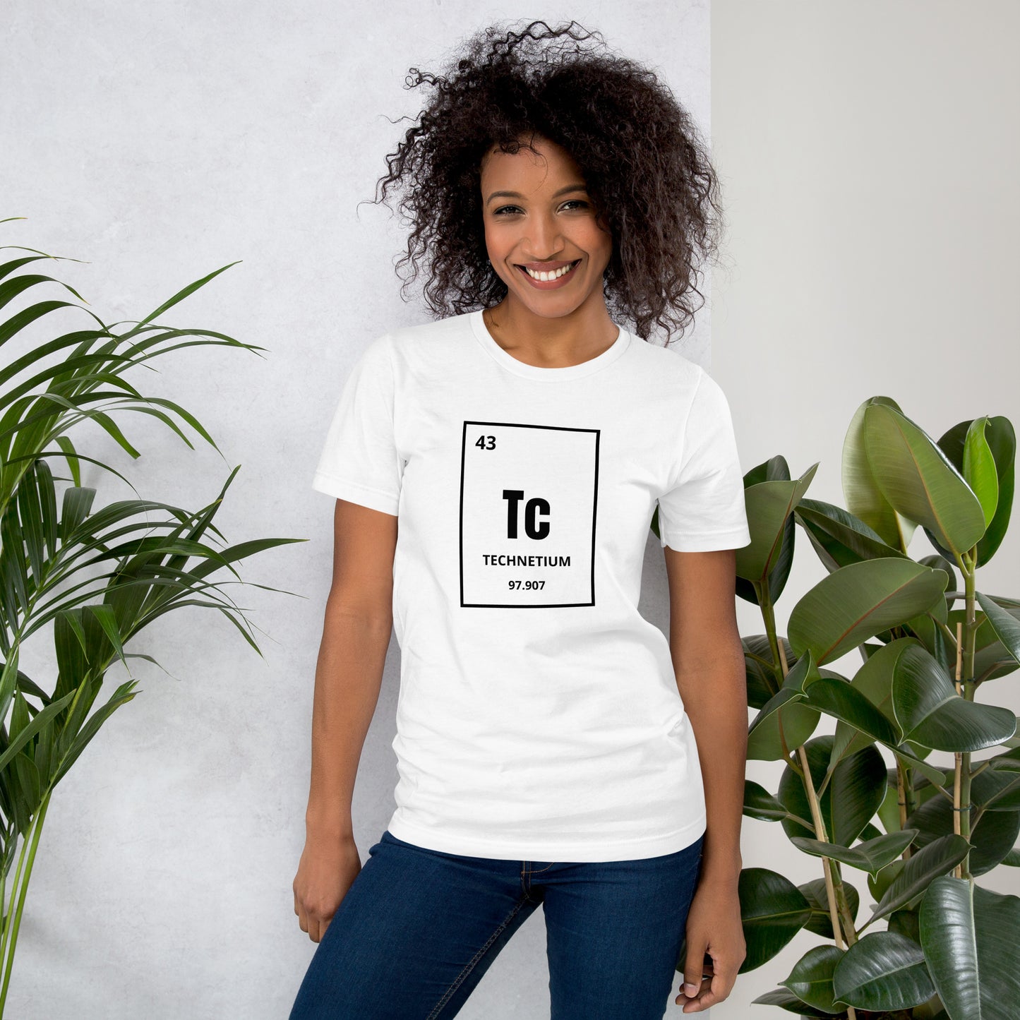 Technetium Element Unisex T-Shirt (First Element Humans Produced)