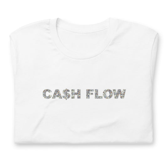 CA$H FLOW - Money Background - T-Shirt
