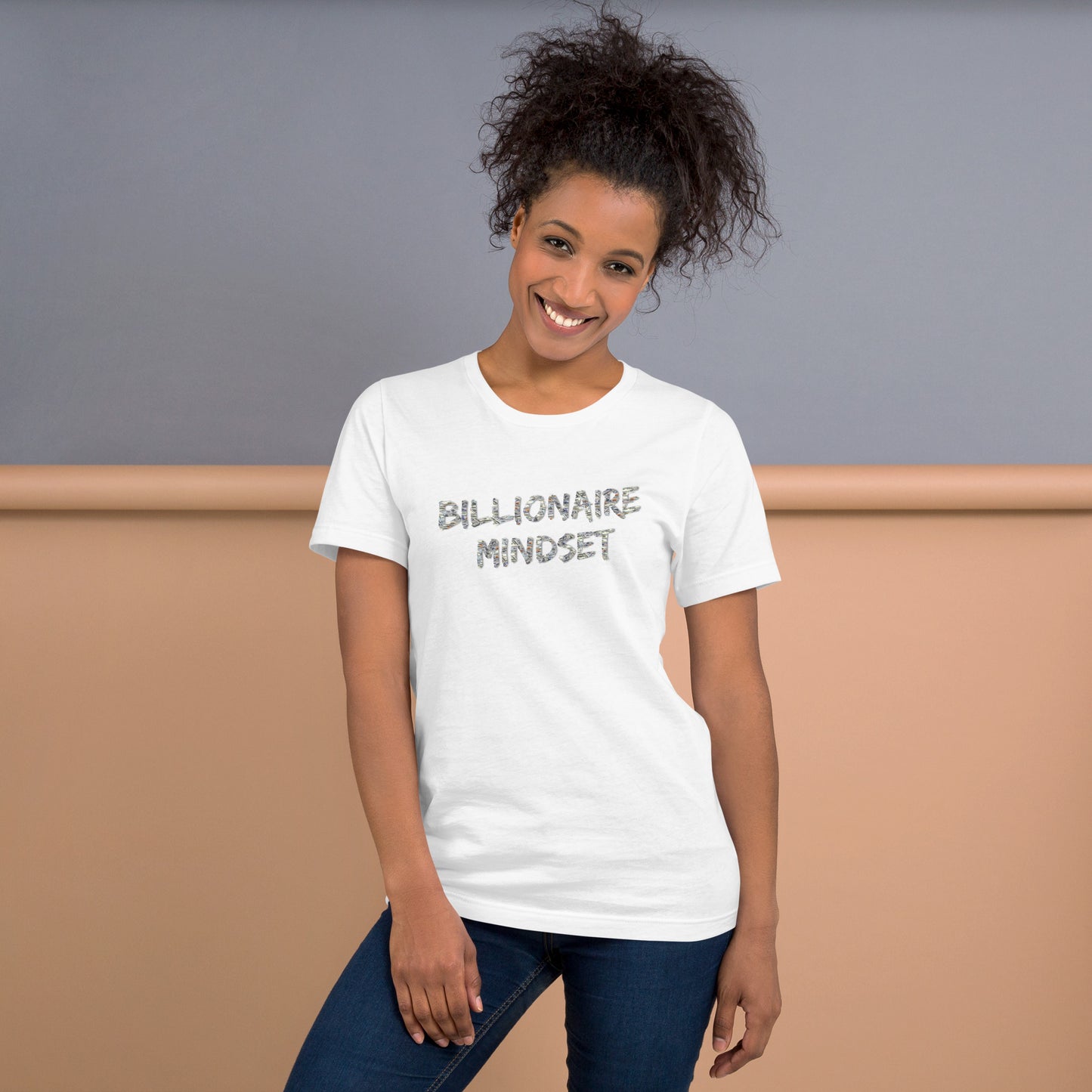 Billionaire Mindset - T- Shirt - Money Background
