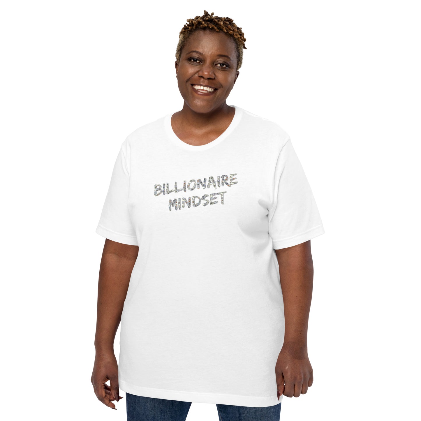 Billionaire Mindset - T- Shirt - Money Background