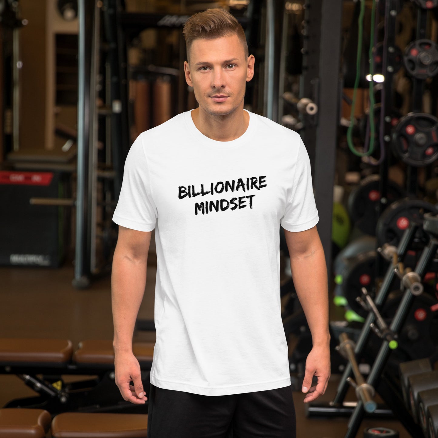 Billionaire Minset - Black Text - Unisex T-Shirt